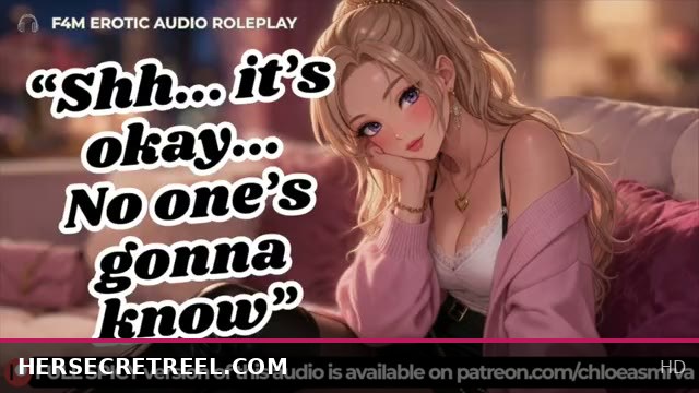 Your Girlfriend Can't Resist Touching You During Movie Night with Friends [Erotic Audio]